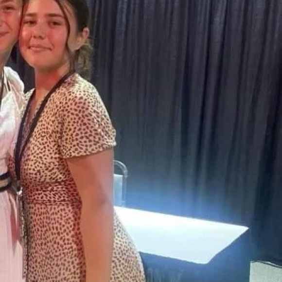 Kate and Lilly maxi length cheetah 
Print  dress - Picture 5 of 5